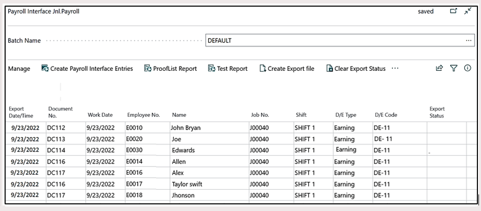 Certified Payroll Report